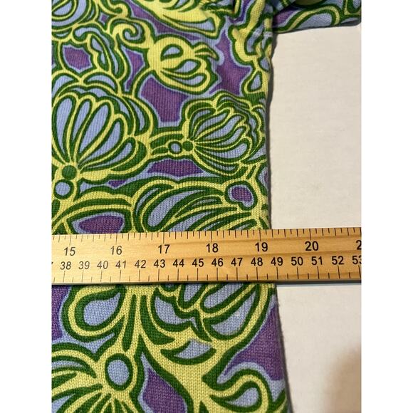 Sigrid Olsen Knit Cardigan Large Green Women's Purple Floral Silk Angora Beaded - Picture 14 of 15